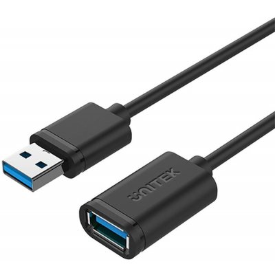 Unitek Y-C458GBK prodlužovací USB 3.0 AM-AF, 1.5m, černý – Zbozi.Blesk.cz