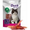 Pamlsek pro kočky JK Animals Meat Snack Cat Duck Strips masový pamlsek 50 g