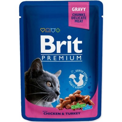 Brit Premium Cat Chicken & Turkey 100 g – Zbozi.Blesk.cz