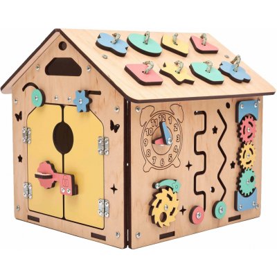 BusyKids Activity board Domeček Mini – Sleviste.cz