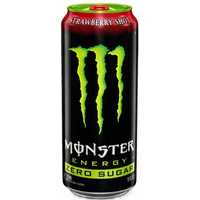 Monster Zero Sugar Strawberry Shot 473 ml – Hledejceny.cz
