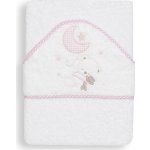 InterBaby Osuška froté 100x100 kamarádi bílá/růžová – Zboží Dáma
