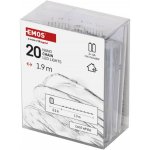 EMOS LED vánoční nano řetěz 1,9 m 2x AA vnitřní studená bílá časovač – Sleviste.cz