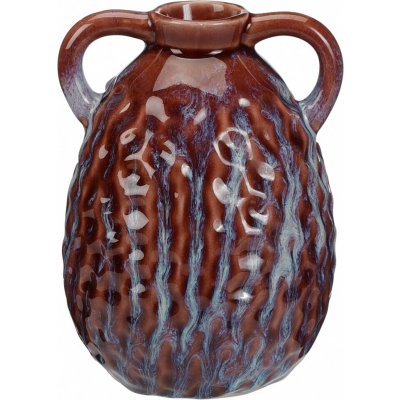 Porcelánová fialová váza s dvěma uchy 17 cm – Hledejceny.cz