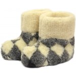 Ovčí Věci vlněné bačkory káro – Zboží Mobilmania