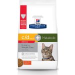 Hill's Prescription Diet C/D Stress & Metabolic Močový systém pro kočky 8 kg – Zboží Mobilmania