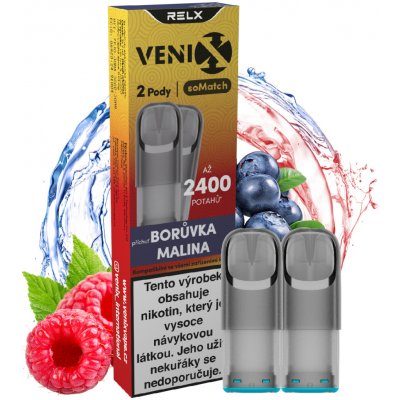 Venix RELX soMatch Pod Blueberry Raspberry 2 ks – Hledejceny.cz