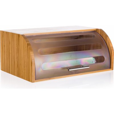 Chlebník BANQUET Chlebník bambusový BRILLANTE 40,5 x 27 x 17 cm, s plastovým víkem (A16516) – Zbozi.Blesk.cz