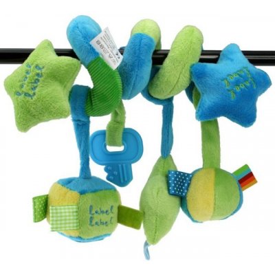 Label Label Stars Spiral toy spirála do postýlky Blue/zelená – Zboží Mobilmania