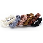 Saténové gumičky do vlasů balení 6ks – Zboží Dáma