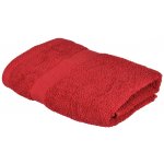 Vesna Ručník Standard 50 x 100 cm tmavě červená froté – Zboží Mobilmania