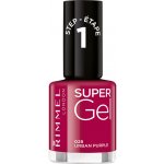 Rimmel Gelový lak na nehty Super Gel 025 Urban Purple 12 ml – Zboží Dáma