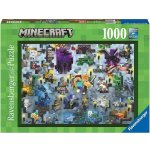 RAVENSBURGER Challenge: Minecraft 1000 dílků – Zboží Mobilmania