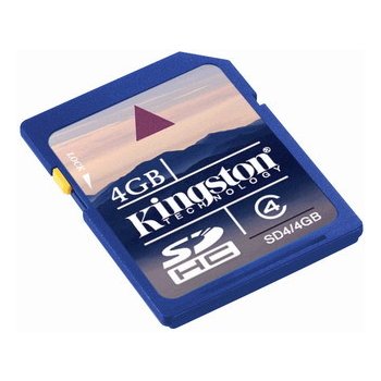 Kingston SDHC 16 GB Class 4 SD4/16GB