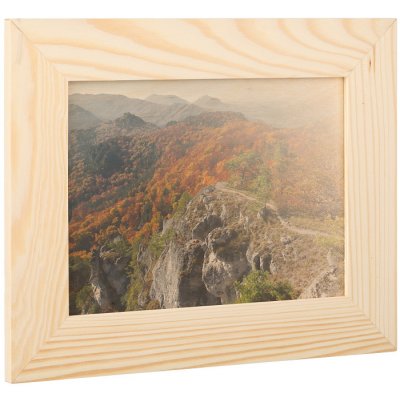 ČistéDřevo Dřevěný fotorámeček na zeď 28 x 22 cm – Zboží Mobilmania