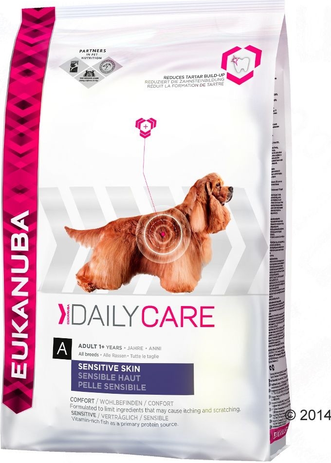 Eukanuba Daily Care Sensitive Skin 2 x 12 kg od 1 898 Kč - Heureka.cz