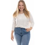 Italy fashion Úpletový top NEVADA Bílá – Zboží Dáma