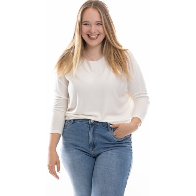 Italy fashion Úpletový top NEVADA Bílá – Sleviste.cz