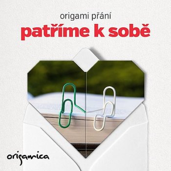 Origami přání - Patříme k sobě