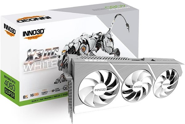 Inno3D GeForce RTX 4080 Super X3 OC WHITE 16GB GDDR6X N408S3-166XX-18703259