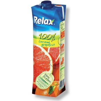 Relax červený grep 100% 1 l