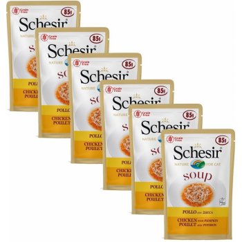 Schesir Soup kuřecí s dýní 6 x 85 g