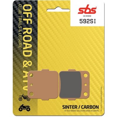 Přední brzdové destičky SBS Honda TRX 300 EX Sportrax 2001 - 2008 směs SI | Zboží Auto