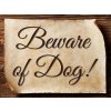 Autovýbava Sport hobby Cedulka EN Beware of Dog! CP3017 27 x 20 cm