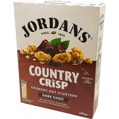 Jordans cereálie Country Crisp Čokoládové 450 g – Zboží Dáma