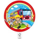 Procos EKO Papírové talíře Hasič 23cm – Sleviste.cz