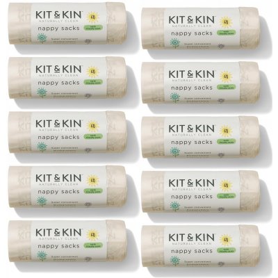 Kit & Kin Kompostovatelné sáčky na plenky 60 ks – Sleviste.cz