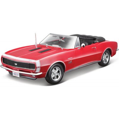 Maisto Chevrolet Camaro SS 396 Convertible 1967 červená 1:18 – Zbozi.Blesk.cz