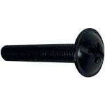 šroub s rámovou hlavou M5*10mm ČERNÝ Black Line (15ks) – Sleviste.cz