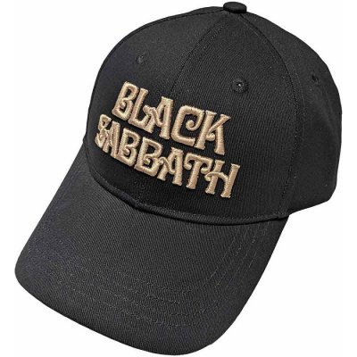 Black Sabbath Text Logo ROCK OFF BSCAP04B
