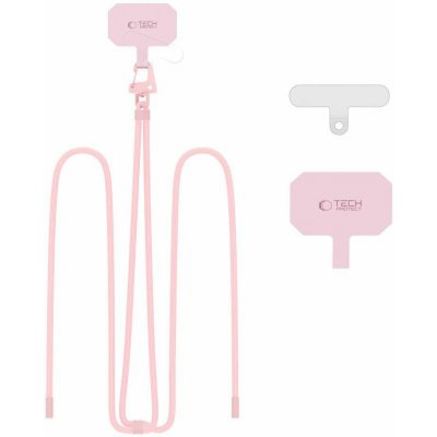 Šňůrka na krk Tech Protect C7S crossbody baby růžová/zlatá – Hledejceny.cz