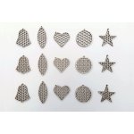 MAJADESIGN Dřevěné vánoční ozdoby sada MODERN 15 ks Velikost ozdoby: 7 cm – Hledejceny.cz