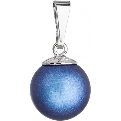 Pavona Stříbrný přívěšek s kulatou tmavě modrou matnou Swarovski perlou 34150.3 Dark Blue – Hledejceny.cz