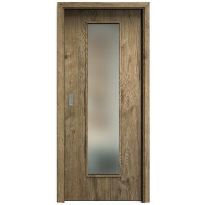 Sapeli Elegant Komfort M55 posuvné dub sherwood 70 x 210 cm Satináto bílé – Hledejceny.cz