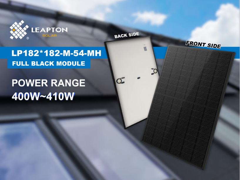 Leapton Solární fotovoltaický panel 400Wp celočerný monokrystalický