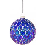 Textilomanie Skleněná vánoční ozdoba ENCHANTED 10 cm, modrá – Hledejceny.cz
