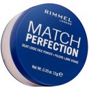 Pudr na tvář Rimmel London Match Perfection pudr 1 Transparent 10 g