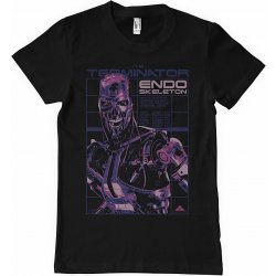 Terminator tričko Endoskeleton black