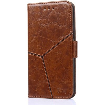 Pouzdro Geometric Stitching case Xiaomi 13 hnědé – Zbozi.Blesk.cz