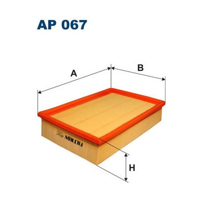 Vzduchový filtr FILTRON AP 067 – Hledejceny.cz