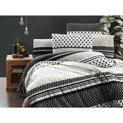 Brotex povlečení bavlna Amazing grey 220x240 70x90 – Hledejceny.cz