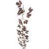 Květina Horský list girlanda tmavohnědá délka 122 cm
