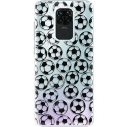 Pouzdro iSaprio - Football pattern Xiaomi Redmi Note 9 černé