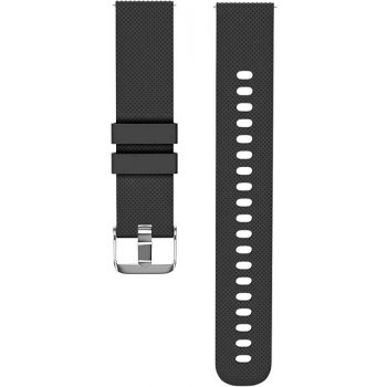 Eternico Essential with Metal Buckle Universal Quick Release 18mm Solid Black AET-QR18EMB-SoBl