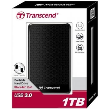 Transcend StoreJet A3 1TB, USB 3.0, TS1TSJ25A3K