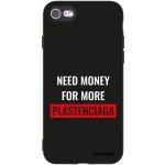 Picasee silikonový černý obal pro Apple iPhone SE 2022 - More PLASTENCIAGA – Zboží Mobilmania